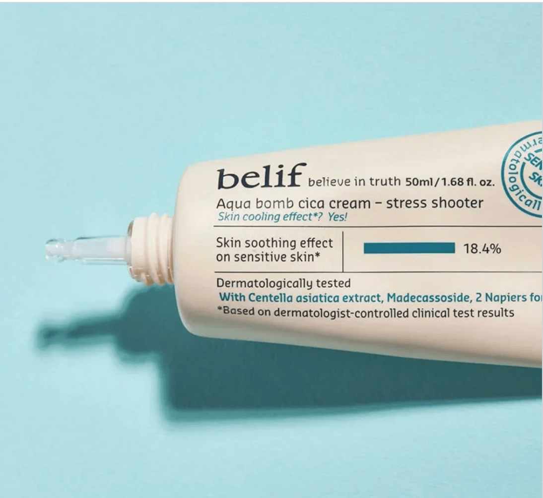 Belif Stress Shooter Cica Bomb Cream: Calm, Hydrate, and Strengthen Your Skin - Happy Bargain Bin