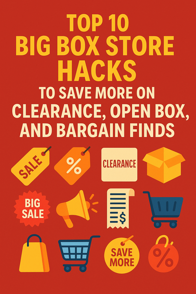 Top 10 Big Box Store Hacks to Save More on Clearance, Open Box, and Bargain Finds