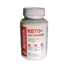 Load image into Gallery viewer, KETOSYN KETO+ ACV Gummies 525mg 30ct BHB Apple Cider Vinegar Gummies
