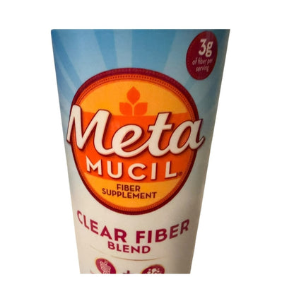 Metamucil Clear Fiber Blend Prebiotic Fiber Supplement 75 Servings