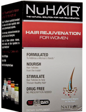 Load image into Gallery viewer, Hair Growth Supplements For Women | Natrol NuHair Hair Rejuvenation 60 Tablets. 
