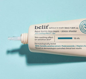 Cica Cream; belif cream; belif aqua bomb; 