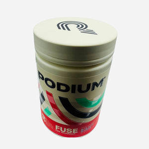 Podium Nutrition Fuse Pre Workout Powder Blue Razz Slushie 