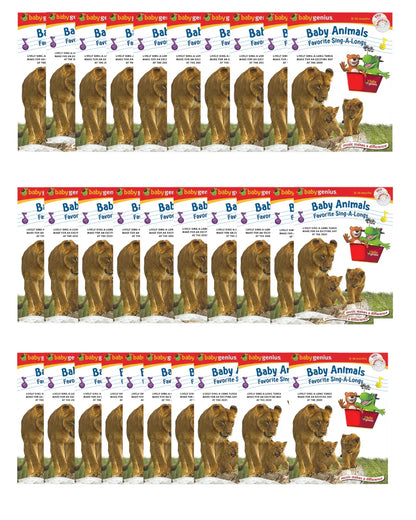 Baby Genius Baby Animals Favorite Sing-A-Longs (DVD & Bonus CD) | Lots of 30 - Happy Bargain Bin