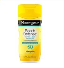 Load image into Gallery viewer, Neutrogena Beach Defense Body Sunscreen Lotion with SPF 50, 6.7 Oz
