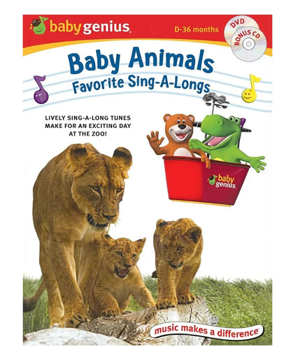 Baby Genius Baby Animals Favorite Sing-A-Longs (DVD & Bonus CD) | Lots of 30 - Happy Bargain Bin