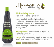 Load image into Gallery viewer, Macadamia Natural Oil Moisturizing Hair  Rinse Hair Care 10 oz | Macadamia Oil for Hair
