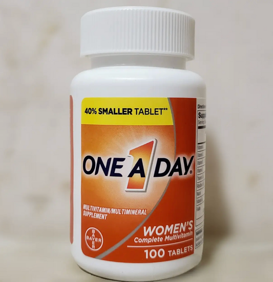 One A Day Womens Complete Multivitamin 100 Tablets