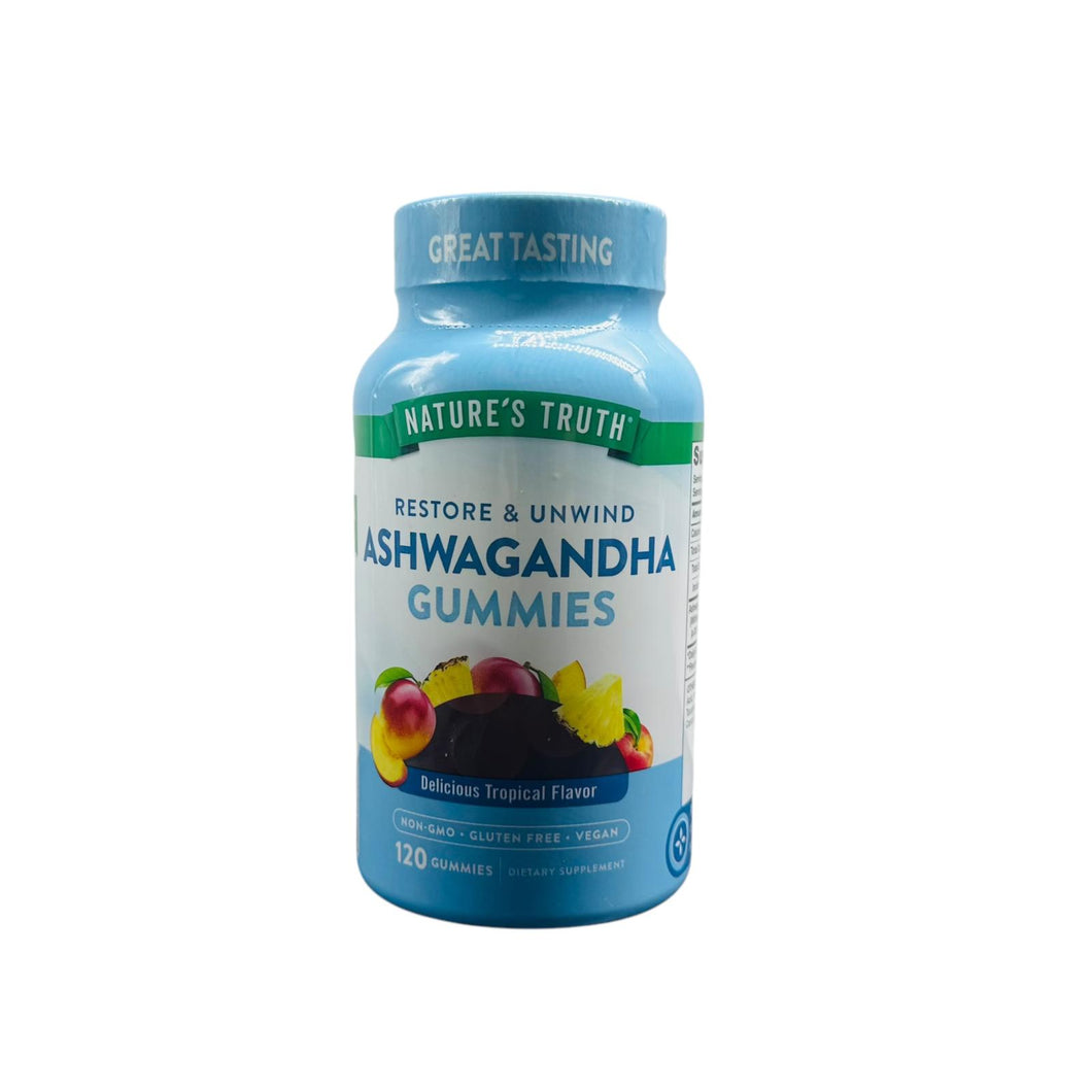 Nature’s Truth Ashwagandha Gummies Tropical Flavor 120 Ct./500Mg