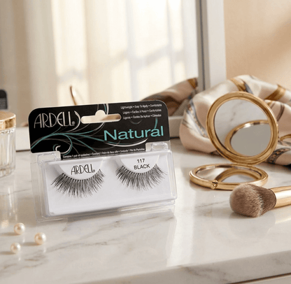  Ardell 117 Lashes Black Natural - False Eyelashes Natural Look - Happy Bargain Bin
