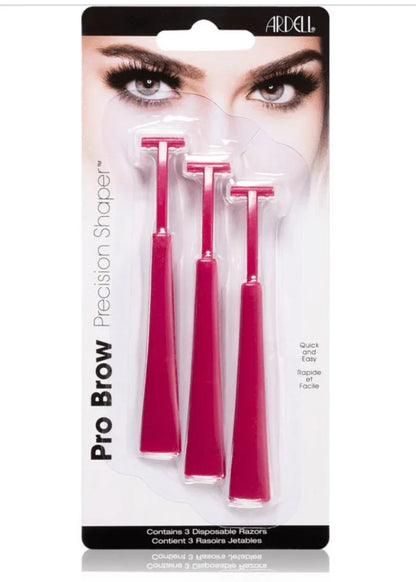 Ardell Pro Brow Precision Shaper Razor | Eyebrow Blade  Set, 3 pcs 1 Pack - Happy Bargain Bin