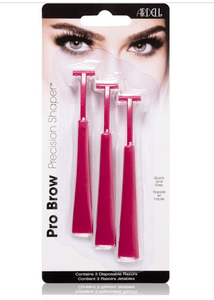 Ardell Brow Precision Shaper Razor | Eyebrow Blade Set, 3 pcs 1 Pack - Happy Bargain Bin