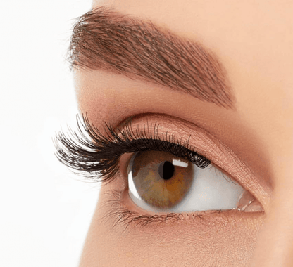The shorter inner corners and flared outer edges create a flattering