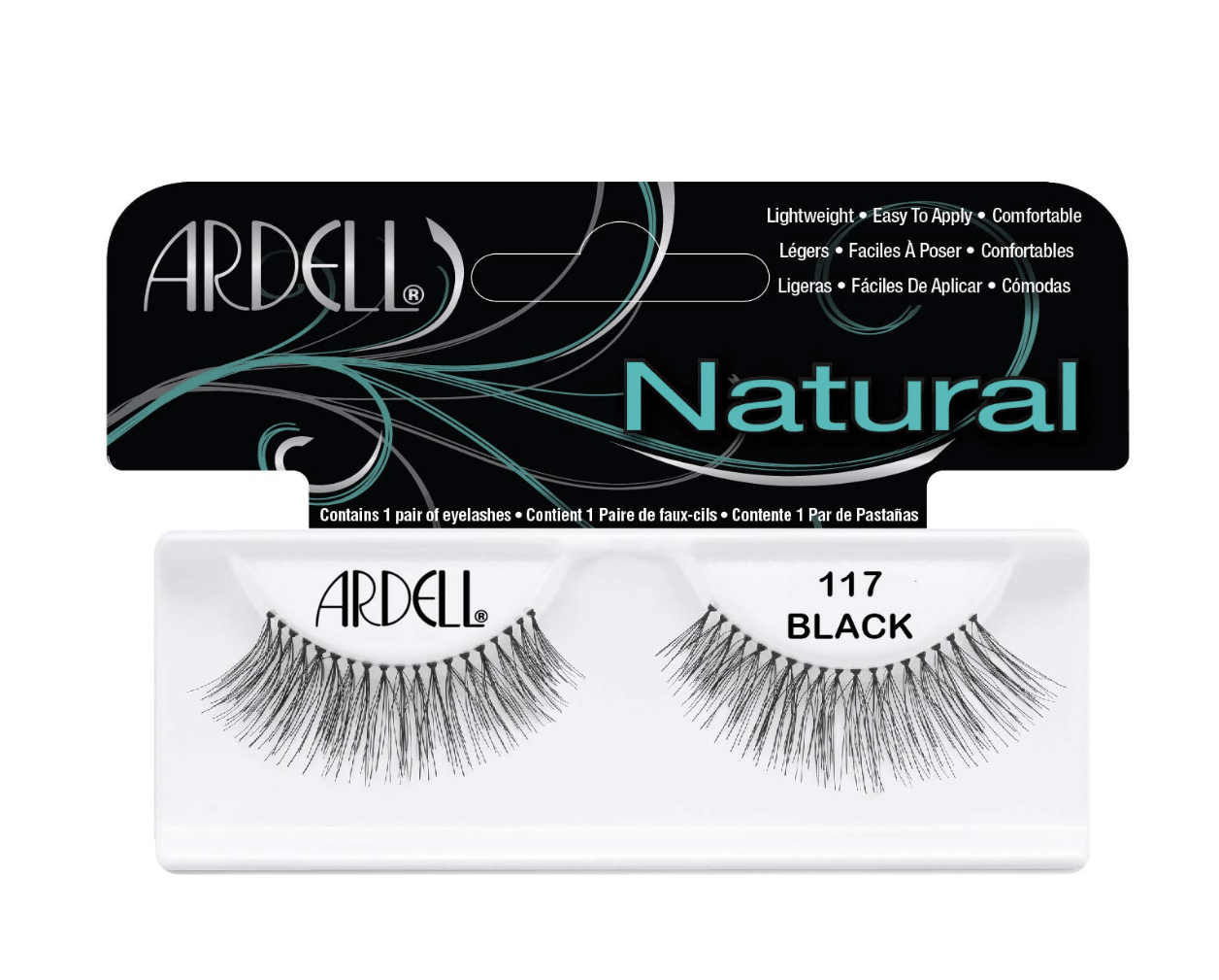  Ardell 117 Lashes Black Natural - Natural Look