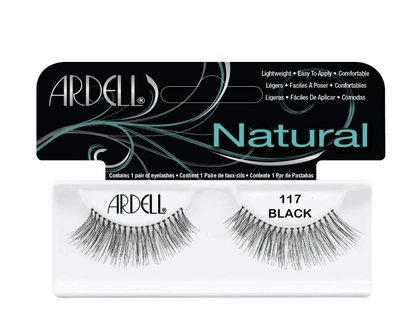  Ardell 117 Lashes Black Natural - Natural Look