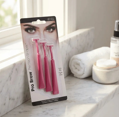 Ardell Pro Brow Precision Shaper Razor | Eyebrow Blade  Set, 3 pcs 1 Pack - Happy Bargain Bin