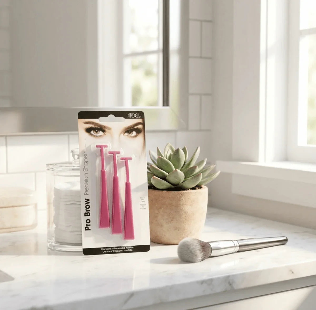 Ardell Pro Brow Precision Shaper Razor | Eyebrow Blade  Set, 3 pcs 1 Pack - Happy Bargain Bin