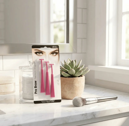 Ardell Pro Brow Precision Shaper Razor | Eyebrow Blade  Set, 3 pcs 1 Pack - Happy Bargain Bin