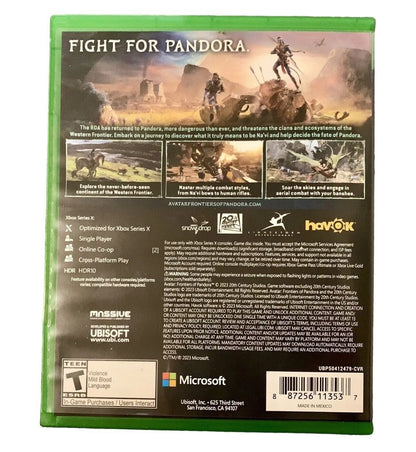 Avatar: Frontiers of Pandora Xbox Series X - Standard Edition Pre Owned - Happy Bargain Bin