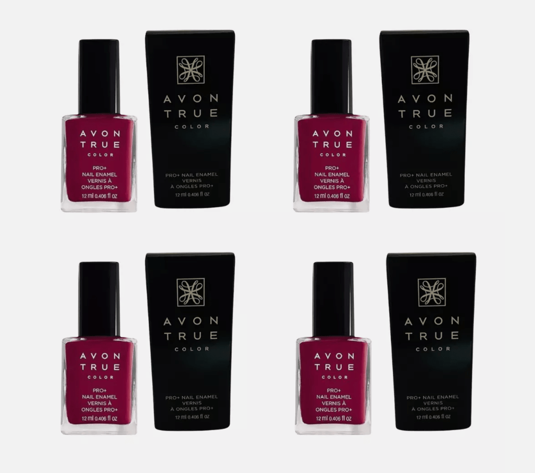 Avon Cherry Red Nail Polish 12 mL Wholesale Lots of 4 Happy Bargain Bin