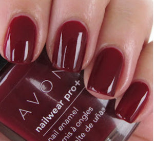 Avon Nail Polish True Color Pro | Enamel Cherry Red Nail Polish - Happy Bargain Bin