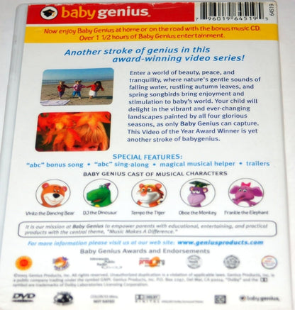 Baby Genius Four Seasons DVD Bonus Music CD Lot of 30 Wholesale | Kids Educational Videos - Happy Bargain Bin