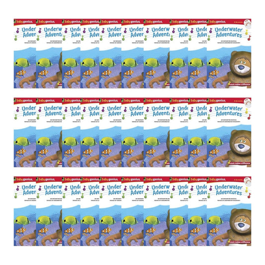 Baby Genius Underwater Adventures DVD Lot of 30 Wholesale | Kids Educational Videos - Happy Bargain Bin