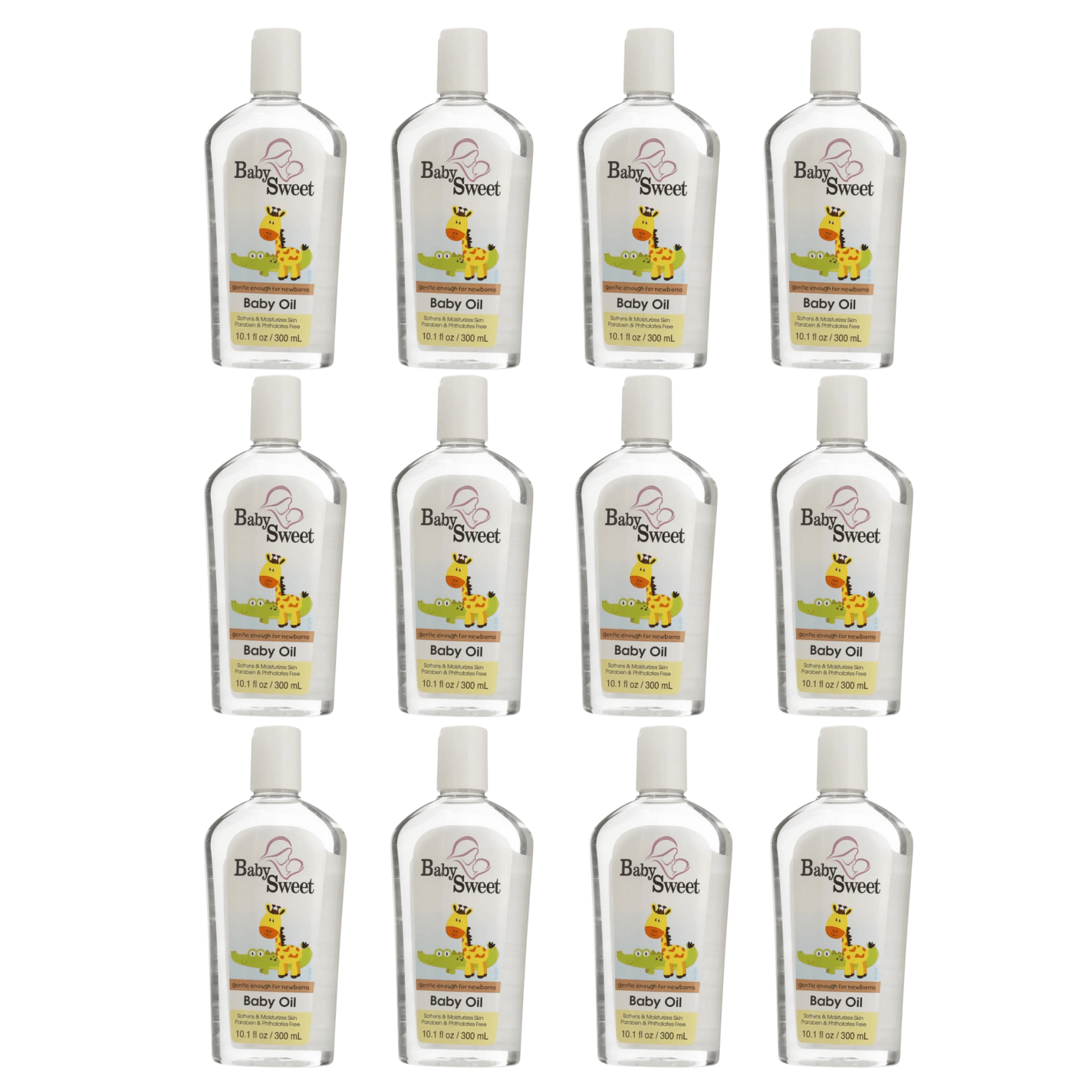 Baby Sweet Oil | Infant Massage Oil 10.1 Fl Oz Lots of 12