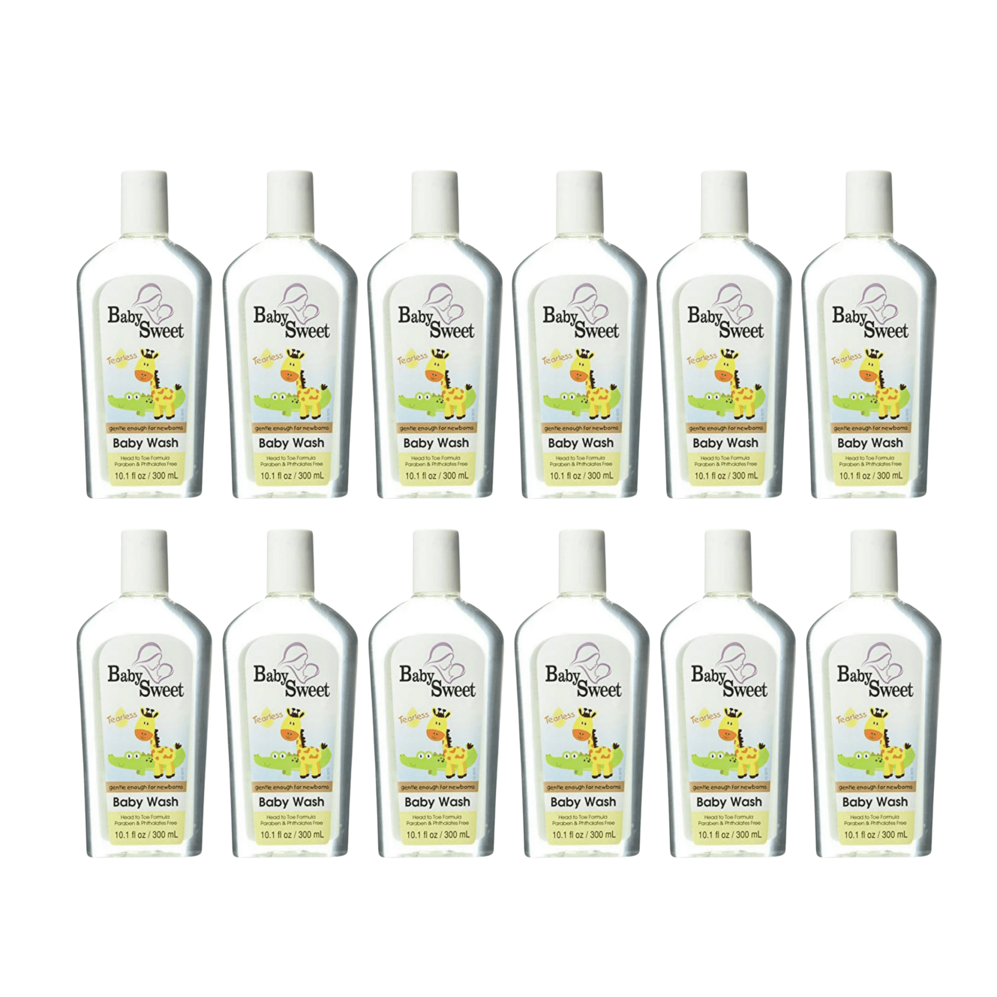 Baby Sweet Wash, 10.1 Fl oz. Lot of 12 Wholesale | Baby Wash for newborn