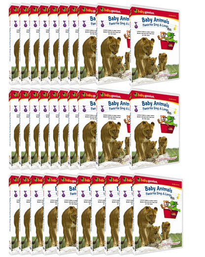 Baby Genius: Baby Animals Favorite Sing-A-Longs DVD | Lots Of 30 - Happy Bargain Bin