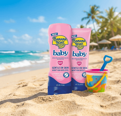 Banana Boat Baby Sunscreen Lotion SPF 50, 6oz - Happy Bargain Bin