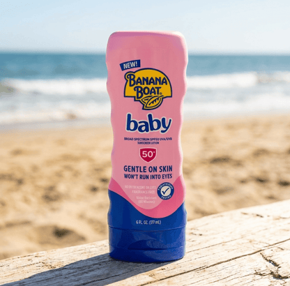 Banana Boat Baby Sunscreen Lotion SPF 50, 6oz - Happy Bargain Bin