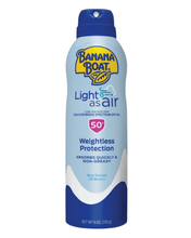 Load image into Gallery viewer, Banana Boat Light as Air Sunscreen Spray - SPF 50 6 Oz - Happy Bargain Bin
