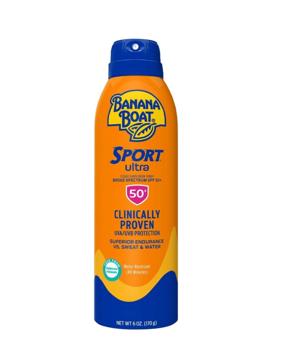 Banana Boat SPF 50 (6 oz) Sport Ultra Clear Broad Spectrum Spray Sunscreen - Happy Bargain Bin