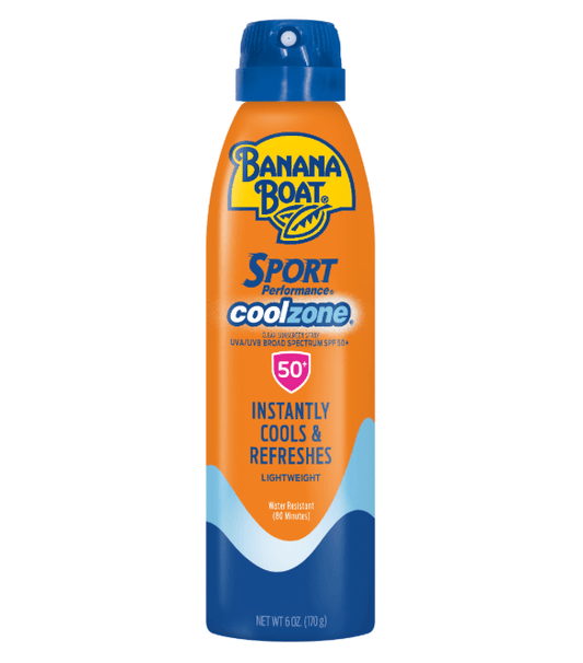Banana Boat Sport Cool Zone SPF 50 | Sunscreen Spray - Happy Bargain Bin