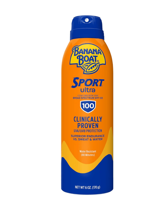 Banana Boat Ultra Sport Clear Sunblock Spray spf 100 – (6 o.z)