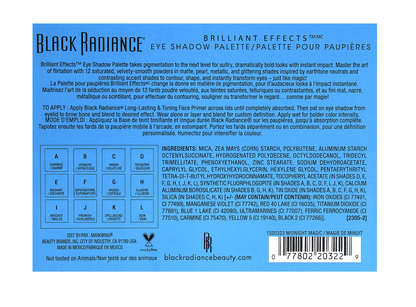 Black Radiance Brilliant Effects Eye Shadow Palette, Midnight Magic - Happy Bargain Bin
