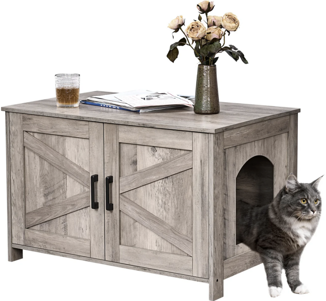 cat litter box cabinet