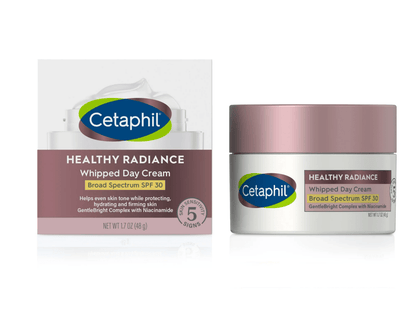 lightweight cream has a smooth, whipped texture that applies easily