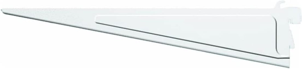 ClosetMaid 2853 ShelfTrack 12-Inch Locking Shelf Bracket White