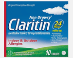 Claritin 24 Hour Non Drowsy Loratadine Tablets - 10ct