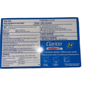 Claritin RediTabs 24 Hour Non - Drowsy Allergy Antihistamine Tablets 30 Count - Happy Bargain Bin