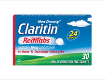 Load image into Gallery viewer, Claritin RediTabs 24 Hour Non - Drowsy Allergy Antihistamine Tablets 30 Count - Happy Bargain Bin
