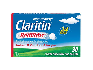 Claritin RediTabs 24 Hour Non - Drowsy Allergy Antihistamine Tablets 30 Count - Happy Bargain Bin