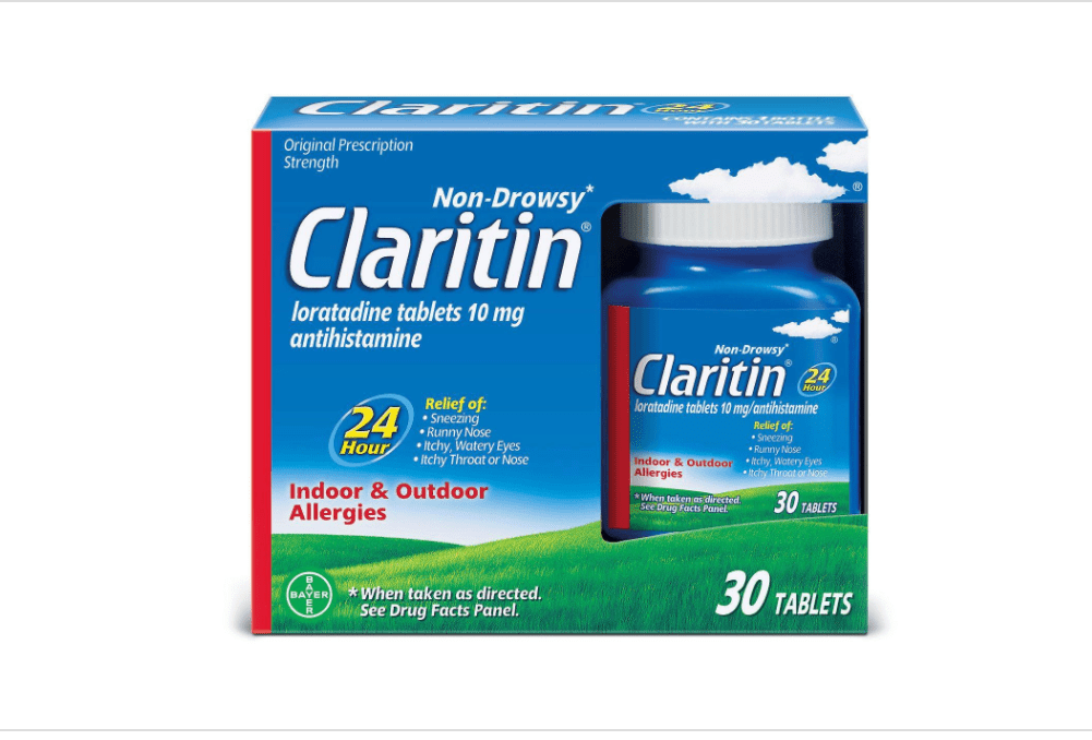 Claritin Tablets 24 - Hour Non - Drowsy,  10 Mg, 30 Tablets - Happy Bargain Bin