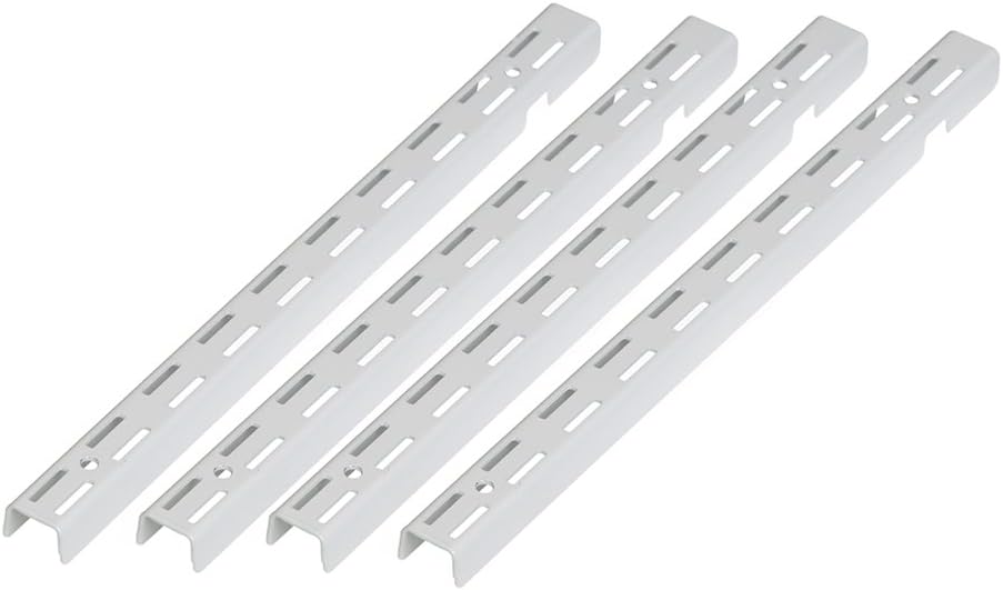 ClosetMaid ShelfTrack 2808 60 Inch Standard White - Happy Bargain Bin