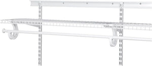 ClosetMaid ShelfTrack 2808 60 Inch Standard White - Happy Bargain Bin