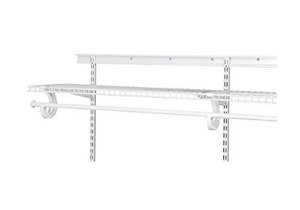 ClosetMaid ShelfTrack 2812 Standards White Wall 84 - In. - Happy Bargain Bin