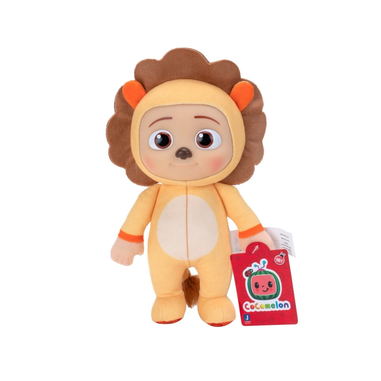 Cocomelon character plushies in a soft and safe 8-inch size