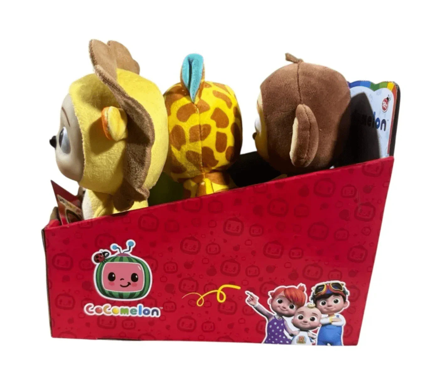 Cocomelon Plush JJ - Set of 3 (Lion, Monkey, Giraffe) Soft 8" - Happy Bargain Bin